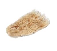 Generic Long Doll Hair Wig High Elasticity Replacement for 8.3-9.4in Dolls High Temperature Wire Fashion (Peach Pink)