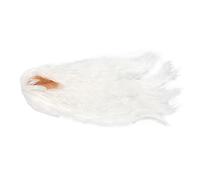 Generic Long Doll Hair Wig High Elasticity Replacement for 8.3-9.4in Dolls High Temperature Wire Fashion (Moon White)