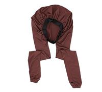 Generic Long Hair Bonnet for Sleeping Protection, Breathable Pantyhose Hair Bonnet for Braids Dreads Weaves, 2 in 1 Design, 1 Qty (Brown)