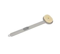 Generic Long Handle Shower Brush Soft Bristles Perfect for Back Cleaning for Bathroom, Bathhouse, Body Scrubber (Grey)