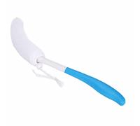 Generic Long Handled Soft Sponge Bath Body Brush for Gentle Exfoliation and Easy Back Lotion Application, Blue White Bath Brush for Shower Relaxation