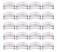 Generic Long-Lasting Bun Covers 40 Pcs, Invisible Hair Nets For Wigs, 0.4 In (0.1 Cm) Nylon Mesh Large, High Elasticity Wig Caps, Dance For Professional Use