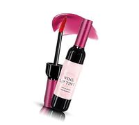 Generic Long Lasting Wine Bottle Lip Makeup, Delicate Color Lip Gloss Easy to Apply with Safe Ingredients for Loved Ones (RD02)