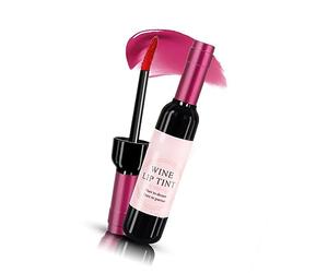 Generic Long Lasting Wine Bottle Lip Makeup, Delicate Color Lip Gloss Easy to Apply with Safe Ingredients for Loved Ones (RD02)