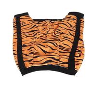 Generic Long Sleeve Dog Pajamas, Easy to Put on Dog Pajamas, Thick Short Fleece, Tiger Print Pattern, Elastic for Outdoor Walking (4XL)