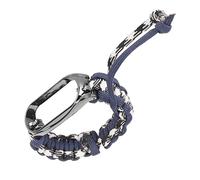 Generic Loop Strap Woven Bracelet, Stretchy Protective Frame Braided Loop Strap Nylon Breathable for Camping for Men Women (Navy Blue)