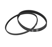 Generic LTao 2 Piece V-Belt PJ381 150J 3/4/5/6/7/8 Ribs For DIY RC Model Motor Transmission Timing Belt (Size : 4Ribs)