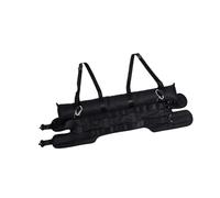 Generic Lumbar Belt Harness Lumbar Stretching Belt Thick Polyester Back Immobilization Strap with Memory Foam Pads, L