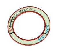 Generic Luminous Car Ignition Switch Sticker Cover Push Start Button Protector Interior Decoration Accessory for Vehicles