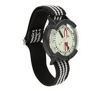 Generic Luminous Dial Compass Watch for Diving Camping, Adjustable Strap for Comfortable Wear, Acrylic Material, As Shown