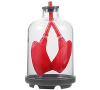 Generic Lung Breathing Demonstration Model Rubber Diaphragm Teaching Aid Two Lung-like Sacs and Casing for Science Education and Physiology Learning