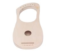 Generic Lyre Harp 7 Strings DIY Kit with Basswood Body for Music Making and Gift Giving