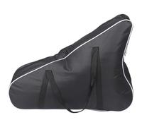 Generic Lyre Harp Carrying Bag Lightweight Oxford Cloth Instrument Case with Simple Handle Design Black Protective Storage Pouch Suitable for Musician Travel and Daily Use