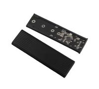 Generic M.2 SSD Enclosure Adapter Fast Data Transfer USB C 3.1 Cage for M.2 SSD, LED Indicators, Portable for On-The-Go Use, Aluminum Alloy, Black