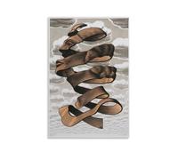 Generic M.C. Escher Illusion Art Canvas Print, 08x12 inches, Wall Art, Living Room, Bedroom, Dining Room, Home Office, Bathroom, Kitchen