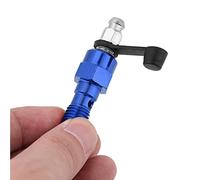Generic M10x1.0mm Motorcycle Brake Caliper Bleed Screw Nipple Banjo Dust Cap for Universal Applications (Blue)