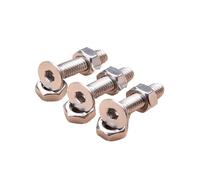 Generic M2 M2.5 M3 M4 M5 M6 M8 304 stainless steel Countersunk Hex socket Bolt Nut Sets Hex Hexagon Socket Flat Head Screw Nuts Combination(7mm,M3-20Sets)