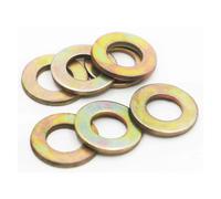 Generic M2 M3 M4 M5 M6 M8 M10 M12 M14 M16 Grade 8.8 Colored Zinc Steel Flat Washer Plain Washer Gaskets(5pcs M16x30x3mm)