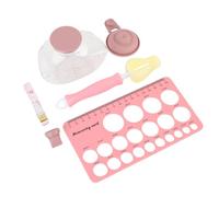 Generic M9 Breastpump Replacement Parts Efficient Pumping for Breastfeeding Moms with Silicone Nipple Ruler and Breastmilk Collection Diaphragm for Easy Cleaning, 5-Piece Set