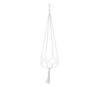 Generic Macrame Plant Hanger,1/4PCS Indoor Hanging Planter Basket,Handmade Woven Jute Rope Boho Flower Pot Holder Stand for Indoor Outdoor Home Decor, Onesize, 1pcs White