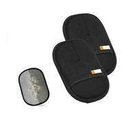 Generic Magic Brush Pet Hair Remover | Electrostatic Double Sided Reusable Mesh Glove | for Sofa Carpet Car Seats Clothing | Dog Cat Fur Removal Glove (Black2PCS)