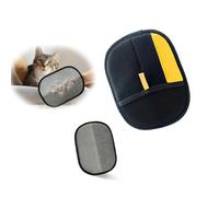 Generic Magic Brush Pet Hair Remover | Electrostatic Double Sided Reusable Mesh Glove | for Sofa Carpet Car Seats Clothing | Dog Cat Fur Removal Glove (Yellow-A 1PCS)