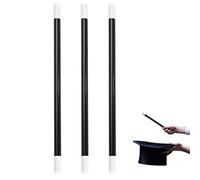 Generic Magician's Rising Jumping Twirling Wand Gimmick Spell Casting Stick Cane for Wizard Witch Costume Levitation Magic Tricks Party Favors