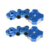 Generic Magnetic Body Post Mount 2Pcs Solid Metal Design for RC Cars HSP Axial SCX10 D90 HPI (Dark Blue)