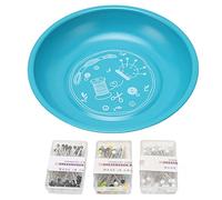 Generic Magnetic Bowl Pin Dish Cute Decorative Magnetic Pin Holder for Sewing Cross Stitch Embroidery for Home 430 Stainless Steel (Green)