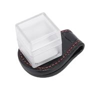 Generic Magnetic Leather Pool Chalk Holder Lightweight Portable Billiard Box/Cover for On-The-Go Players