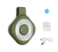 Generic Magnetic LED Work Light Compact Portable Phone Fill Light 6 Lighting Modes for Photography Reading Camping with Red Warning D22 ABS Silicone Magnet White 6.50x5.20x1.90cm (Green)