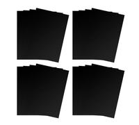Generic Magnetic Rubber Sheets DIY Reusable No Drilling Required for Garage Door 16pcs Black Fake Window Panels Made of Sturdy PVC, for Creating Faux Window Screen