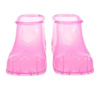 Generic Magnetic Small Size 12.5cm Red Foot Soaking Shoes High-tube Foot Bath Spa Shoes for Home Use Portable Water Massager and Pedicure Soaker Pair
