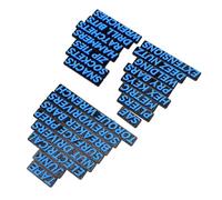 Generic Magnetic Tool Box Stickers Quick Application Heavy-Duty Magnetic Tape for Tool Organization in Job Site 23 Labels