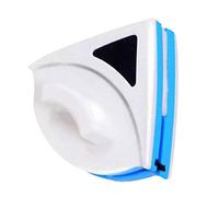 Generic Magnetic Window Cleaner Blue Shape Fast Cleaning Tool for Windows and Glass Surfaces - Durable ABS Plastic 16 X 13.5cm