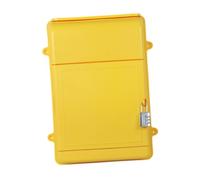 Generic Mailbox Lockable Letter Box Key Organizer Versatile Wall Mount Waterproof Suitable for Community, Yellow