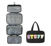 Generic Make-up Bag with Separate Subjects and Hanging for Women on The go Travel Accessory on The go