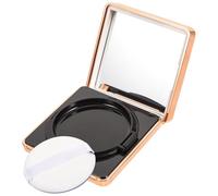 Generic Makeup Foundation Container Compact White Plastic Not Easy to Break with Magnetic Design for Travel and Outdoor Use