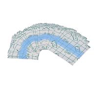 Generic Makeup Hand Palette Self Adhesive Sticker for Makeup Professionals 100pcs Pack