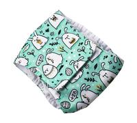 Generic Male Dog Diapers Reusable Super Absorbent Leakproof Adjustable for Boy Doggie Pets Nylon (Rabbit S)