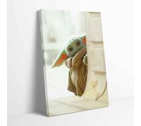 Generic Mandalorian Baby Yoda Movie Stretched Canvas Print Wall Art 20x30inch / 51x76cm