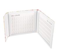 Generic Manicure Color Display Card Nail Gel Color Card 9.43x8.65x0.39in Simple Creative Design Use for Nail Art Learners and Professionals Home Use