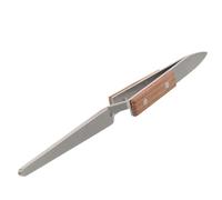 Generic Manicure Nail Pinching Clip Nail Shaping Tweezers Stainless Steel Wood Construction Support Long Time Using Fit Silver Professional Manicurist Novice Manicurist