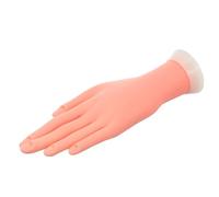 Generic Manicure Training Hand Nail Art Model Flexible Bendable Practice Hand Model for Nail Art Practice and Training at Home or Salon