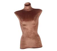 Generic Mannequin Decorative Cover Velour Material Female Mannequin Upper Body Easy Clean Model Fabric Cover