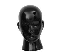 Generic Mannequin Head Stand,Glasses Headband Display,Home Decor,Hat Holder Display Wigs Display Holder for Sunglasses Barbershop, black