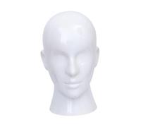 Generic Mannequin Head Stand,Glasses Headband Display,Home Decor,Hat Holder Display Wigs Display Holder for Sunglasses Barbershop, white