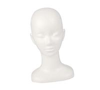Generic Mannequin Head with Stable Base for Displaying, Jewelry, Headwear And Glasses for Hairstylists at Home Or in The Office, Style A