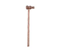 Generic Manual Back Massage Handheld Massage Device Wooden Percussion Knocking Stick with Comfortable Handle for Shoulder Neck Arms Legs Suitable for Home Off, Style B