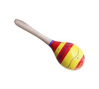 Generic Manual Percussion Downturn, Safe Musical Education with Wood Maraca Improving The Musical Sensation for The Home (L)